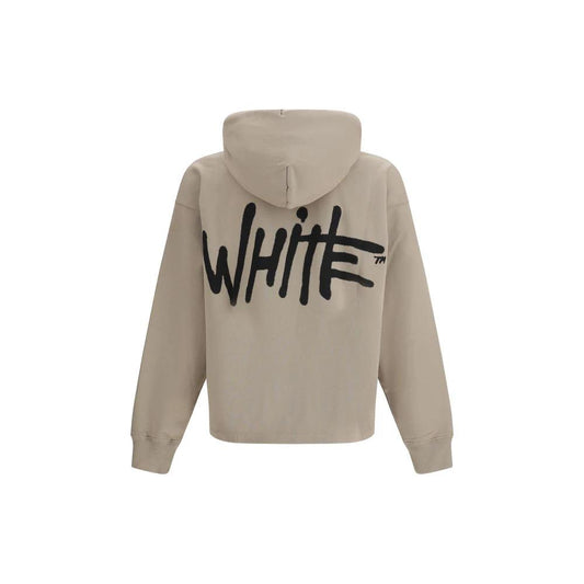 Off-White Beige Cotton Sweatshirt by Off-White