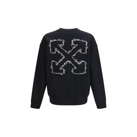 Off-White Schwarzer Baumwoll-Sweatshirt by Off-White
