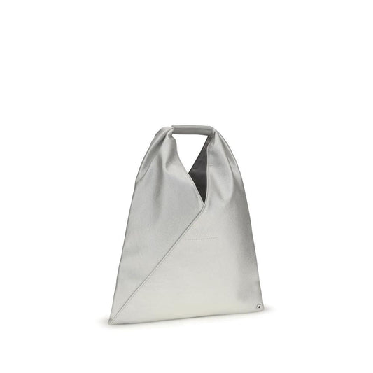MM6 Silberne Handtasche aus Polyethylen by MM6