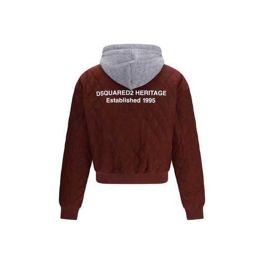 Dsquared² Bordeaux Stoff-Bomberjacke by Dsquared²