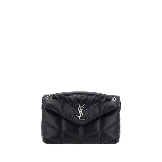 Saint Laurent Schwarze Lammleder Schultertasche Ovis Aries Aries by Saint Laurent
