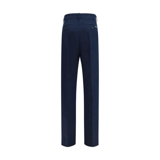 Ferragamo Blaue Baumwoll-Chino-Hose by Ferragamo