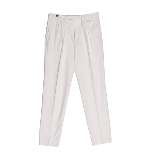 Brunello Cucinelli Cucinelli Weiße Baumwollhose für den Alltag by Brunello Cucinelli Cucinelli