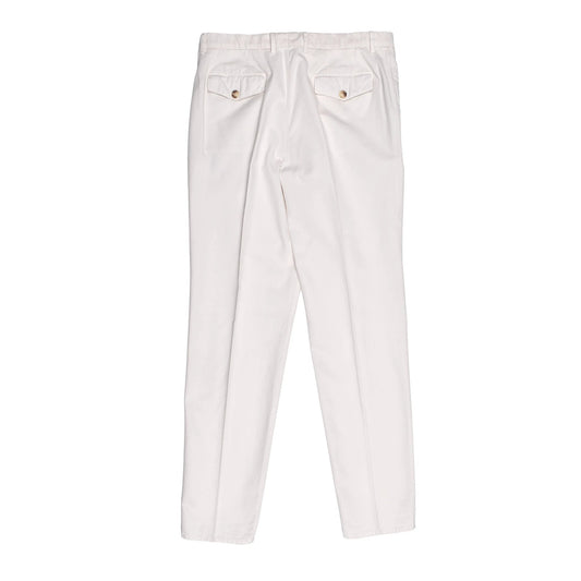 Brunello Cucinelli Weiße Baumwollhose für den Alltag by Brunello Cucinelli