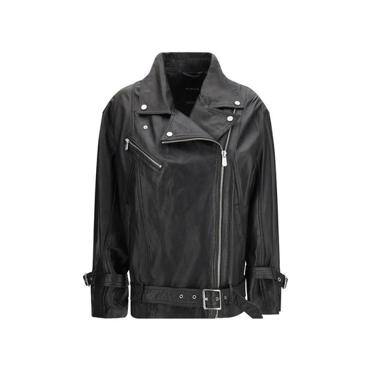 PINKO Schwarze Lederjacke by PINKO
