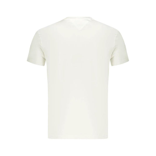 Tommy Hilfiger Weißes Baumwoll-T-Shirt für Herren by Tommy Hilfiger