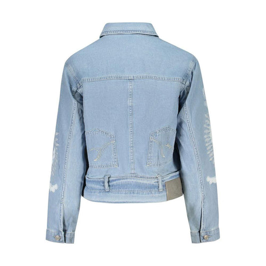 Desigual Azzurro Baumwolljacke für Damen by Desigual