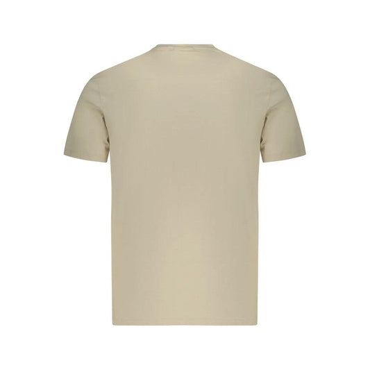 Calvin Klein Beige Baumwoll-T-Shirt für Herren by Calvin Klein