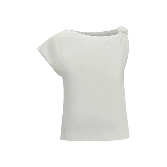 PINKO Weißes Baumwoll-T-Shirt by PINKO