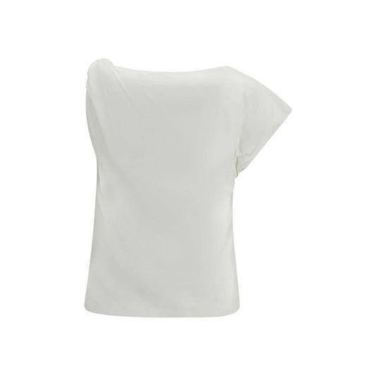 PINKO Weißes Baumwoll-T-Shirt by PINKO