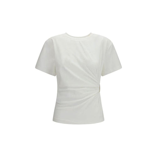 PINKO Weißes Baumwoll-T-Shirt by PINKO