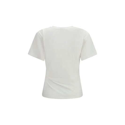 PINKO Weißes Baumwoll-T-Shirt by PINKO