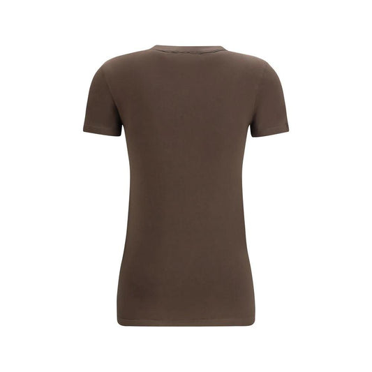 Brunello Cucinelli Braunes Baumwoll-T-Shirt by Brunello Cucinelli