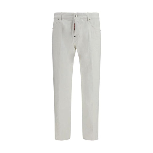 Dsquared² Weiße Slim Fit Jeans aus Baumwolle by Dsquared²