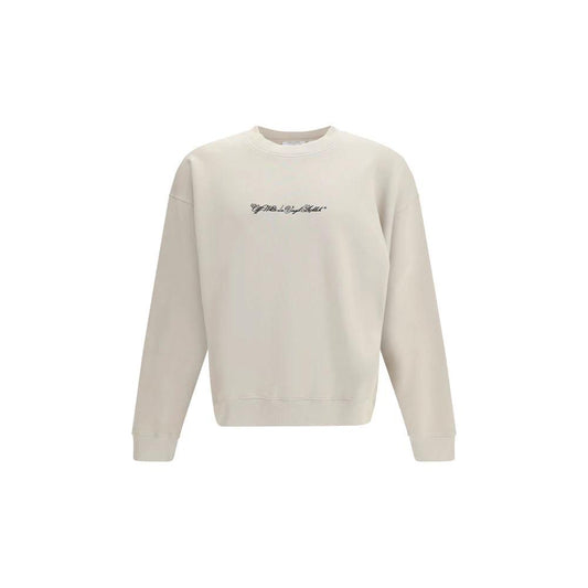 Off-White Beige Cotton Sweatshirt by Off-White