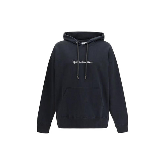 Off-White Schwarzer Baumwoll-Sweatshirt by Off-White