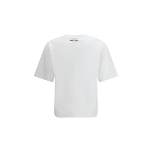 Dsquared² Weißes Baumwoll-T-Shirt by Dsquared²