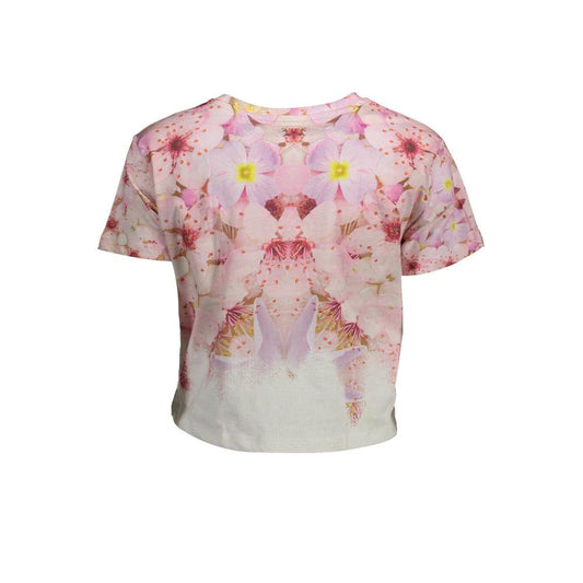 Desigual Rosa Baumwoll-T-Shirt für Damen by Desigual