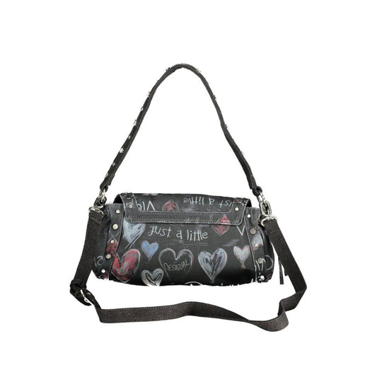 Desigual Schwarze Polyester Damentasche by Desigual