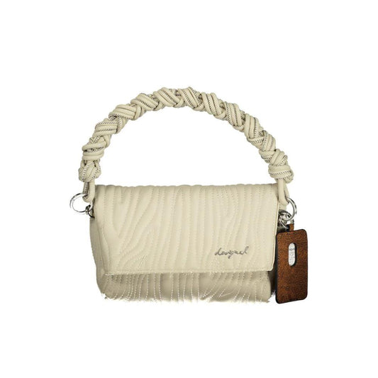 Desigual Ecru Polyurethane Women's Handbag by Desigual