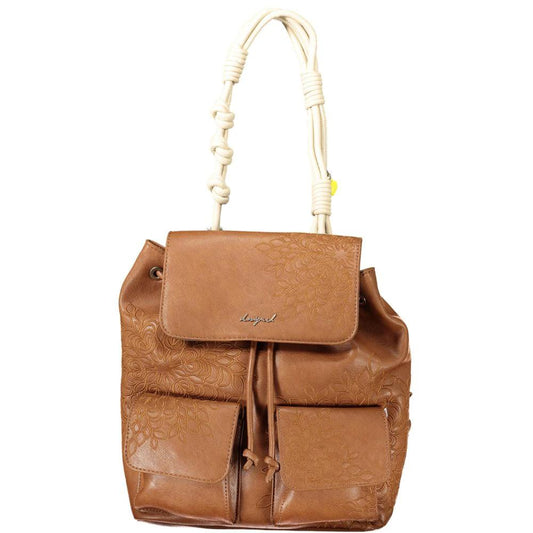 Desigual Damenrucksack aus Marrone-Polyurethan by Desigual