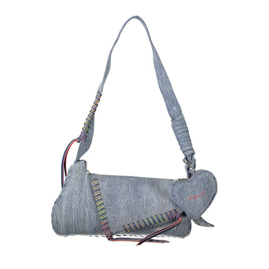 Desigual Azzurro Baumwoll-Damen-Umhängetasche by Desigual