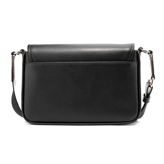 Michael Kors Schwarze Leder Schultertasche by Michael Kors