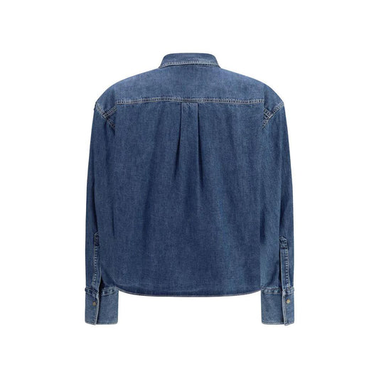 Brunello Cucinelli Blaues Denim-Hemd by Brunello Cucinelli