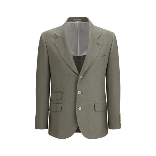 Brunello Cucinelli Cucinelli Zweifarbiger Seidenmantel by Brunello Cucinelli Cucinelli