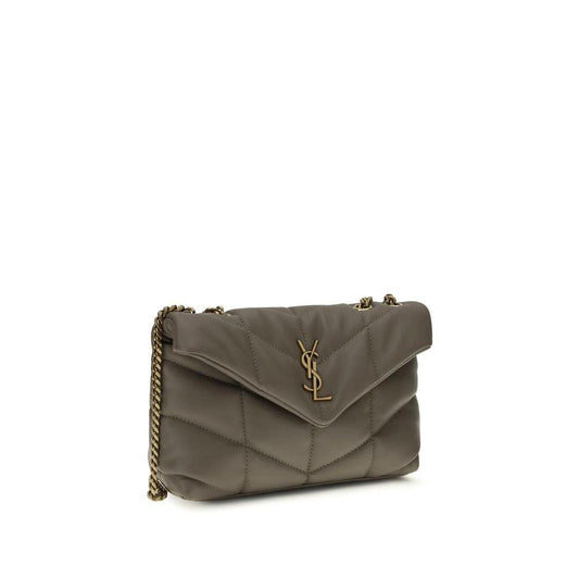 Saint Laurent Graue Lammleder Schultertasche Ovis Aries Aries by Saint Laurent