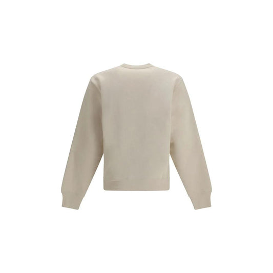 Saint Laurent Beige Cotton Sweatshirt by Saint Laurent