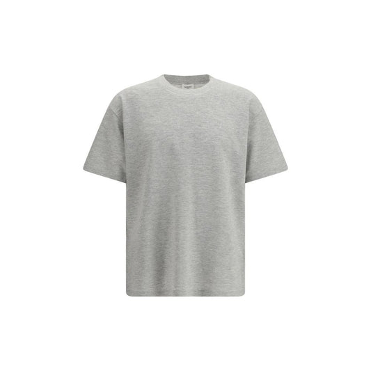 Saint Laurent Graues Baumwoll-T-Shirt by Saint Laurent