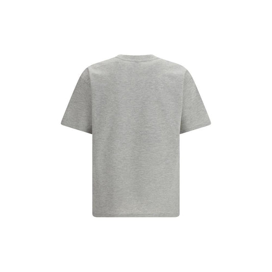 Saint Laurent Graues Baumwoll-T-Shirt by Saint Laurent
