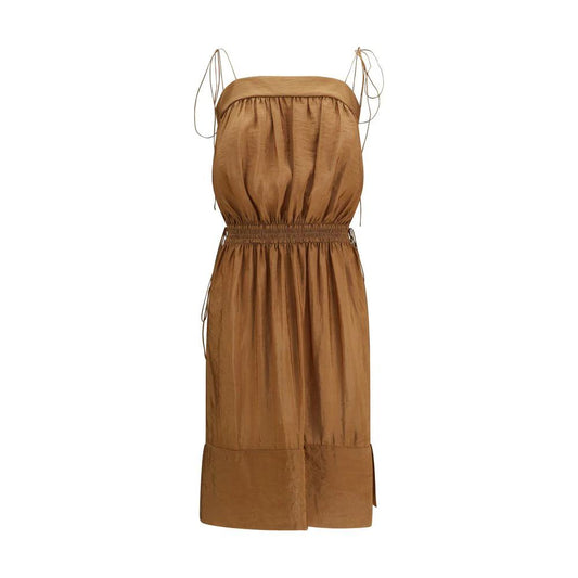 Saint Laurent Beiges Polyester Freizeitkleid by Saint Laurent