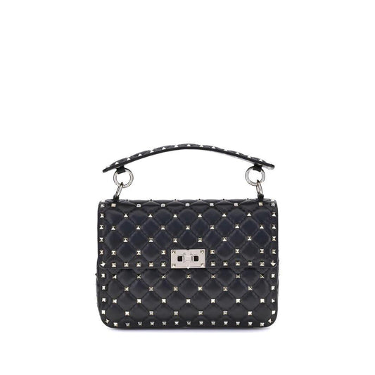 Valentino Garavani Schwarze Lammleder Schultertasche Ovis Aries Aries by Valentino Garavani