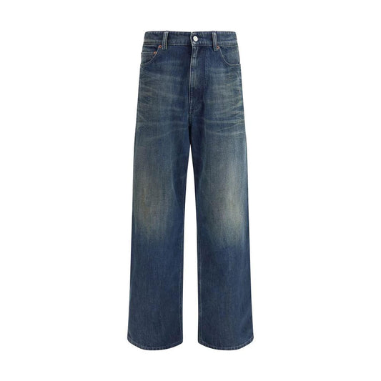 MM6 Blaue Jeans aus Baumwolle im Relaxed Fit by MM6