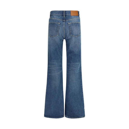 Chloé Blaue ausgestellte Jeans aus Baumwolle by Chloé