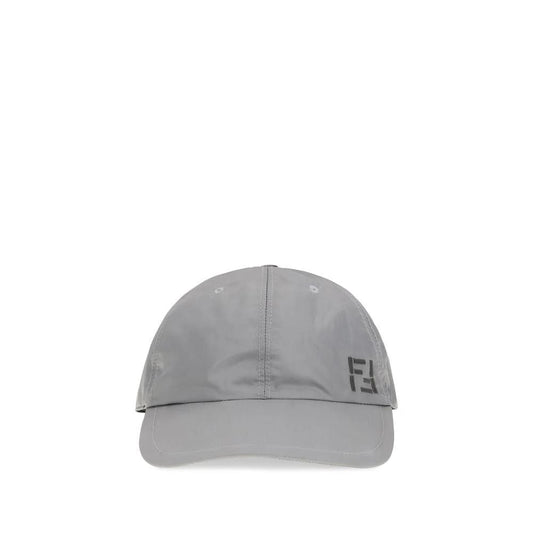 Fendi Graue Nylonkappe (Baseball Cap) by Fendi