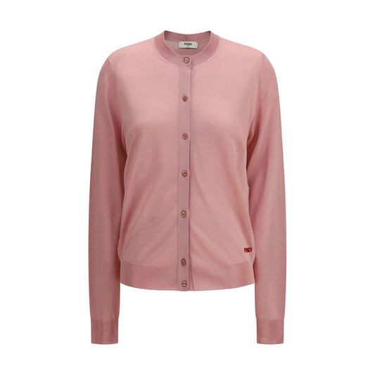 Fendi Mehrfarbige Strickjacke aus Viskose by Fendi