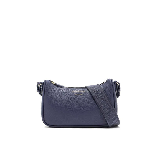 Emporio Armani Blaue Schultertasche aus Polyethylen by Emporio Armani