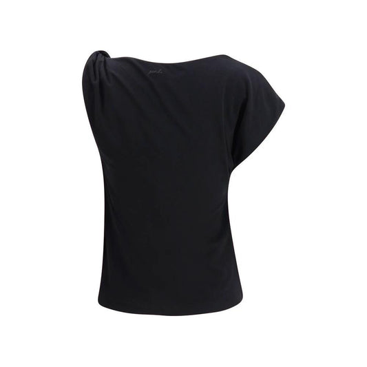 PINKO Schwarzes Baumwoll-T-Shirt by PINKO