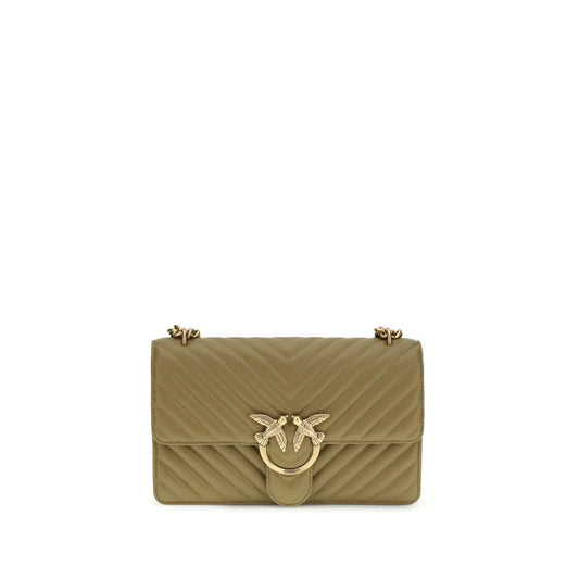 PINKO Bicolor Calf Leather Bos Taurus Schultertasche by PINKO