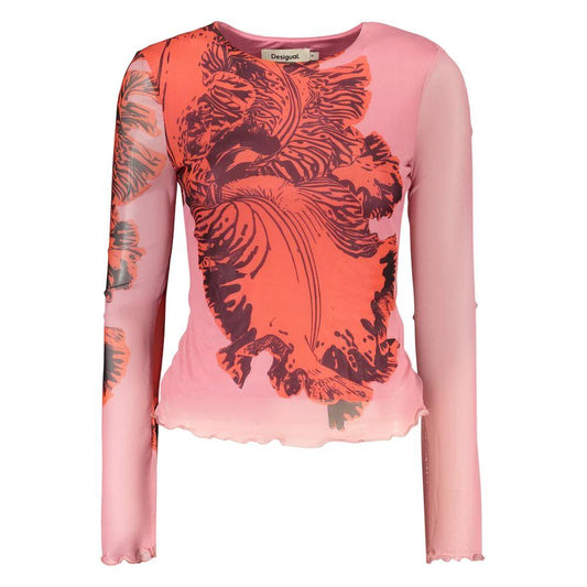 Desigual Rosa Viscosa Damen T-Shirt by Desigual