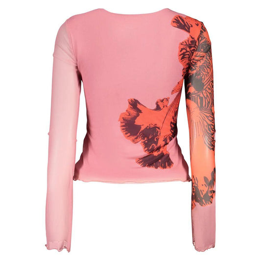 Desigual Rosa Viscosa Damen T-Shirt by Desigual