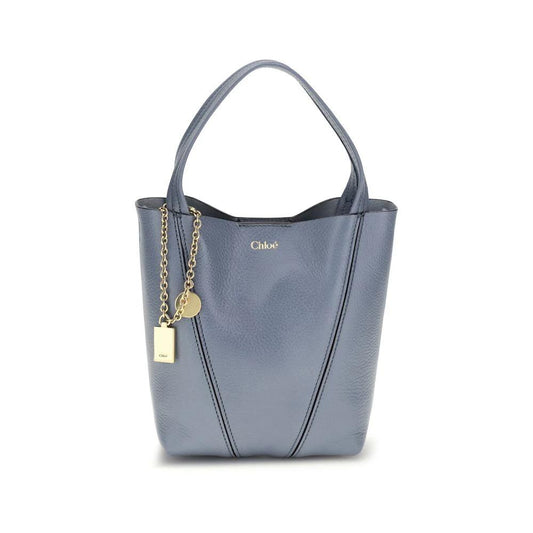 Chloé Schultertasche aus blauem Kalbsleder Bos Taurus by Chloé