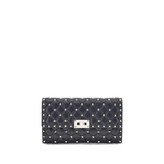 Valentino Garavani Schwarze Lammleder Schultertasche Ovis Aries Aries by Valentino Garavani