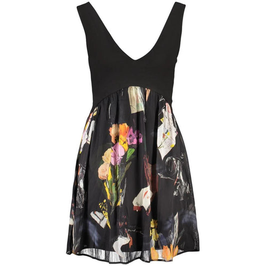 Desigual Schwarzes Damenkleid aus Polyester by Desigual