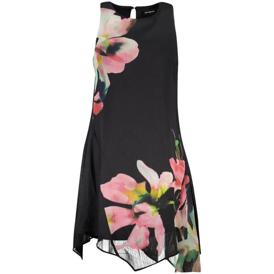 Desigual Schwarzes Damenkleid aus Polyester by Desigual