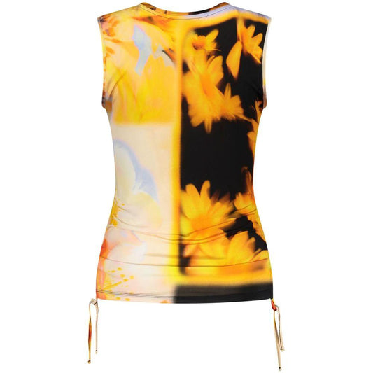 Desigual Orange Elastan-Tanktops by Desigual