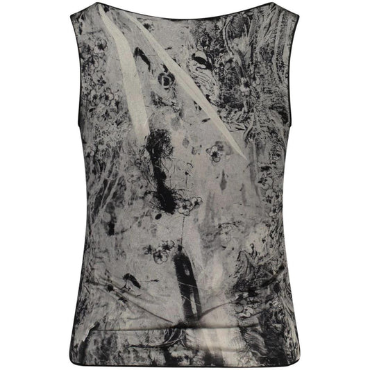 Desigual Schwarze Tanktops aus Elasthan by Desigual